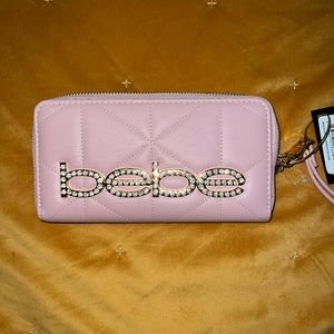 BEBE Wristlet Clutch Wallet
